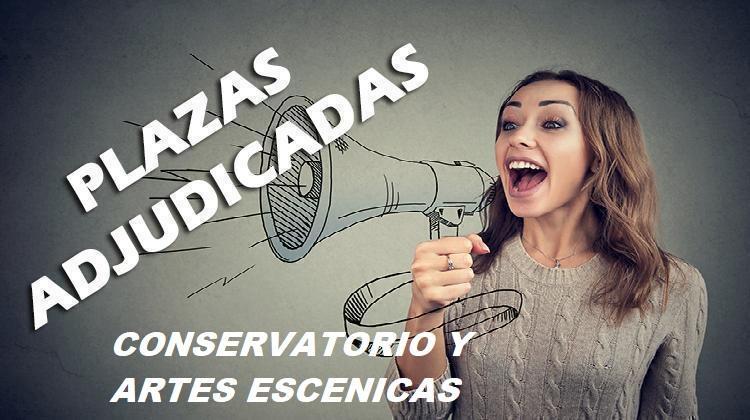 Plazas docentes adjudicadas en el Conservatorio Superior de Música de Albacete convocadas el 02/10/2025,