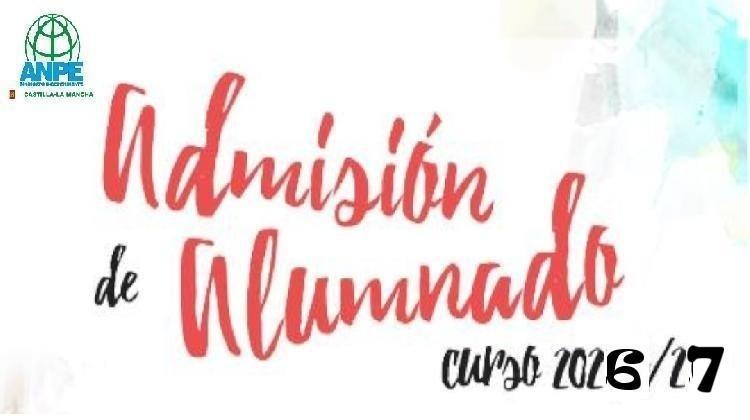 Baremo PROVISIONAL de Admisión a 2º ciclo de Infantil, Primaria, ESO y Bachillerato. Curso 2026/2027