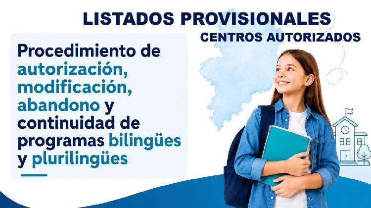 Publicado Listados Provisionales de Centros Autorizados, Modificados y Abondono de Programas Bilingües y Plurilingües CLM 26-27