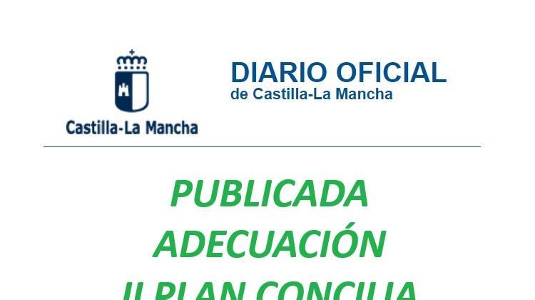 Publicado en DOCM Adecuación a legislación vigente del II Plan Concilia