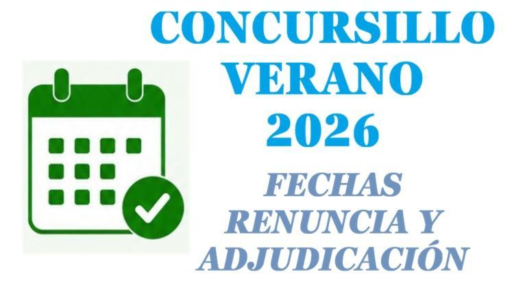 Información Fechas de Concursillo-CLM Verano 2026.