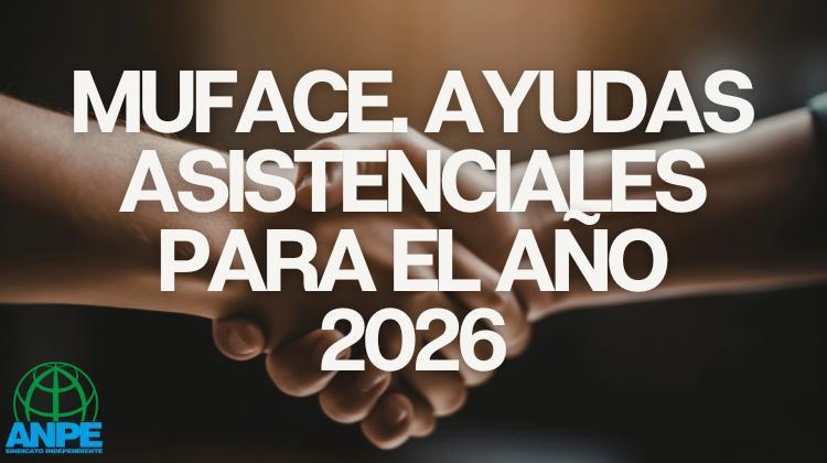 MUFACE. Ayudas asistenciales para el año 2026