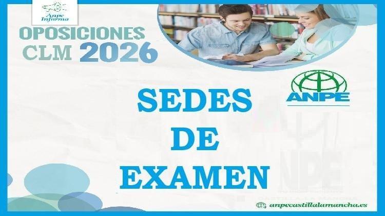 Direcciones de sedes de Tribunales de Oposición Maestros CLM 2026