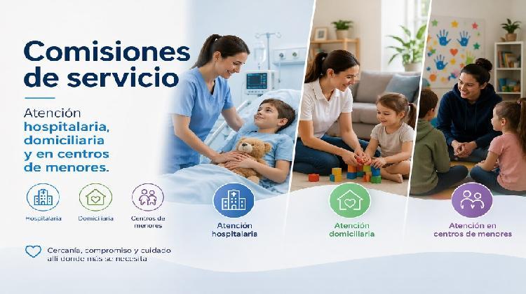 Convocatoria específica comisiones Atención Hospitalaria y Domiciliaria (EAEHD) y centros de menores (EAECRM) 2026-2027