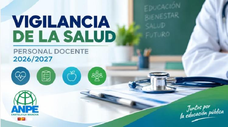 Convocatoria Vigilancia de la Salud del personal docente 2026/2027