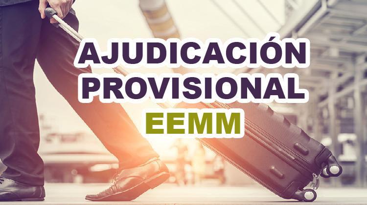 EEMM. Adjudicación Provisional del Concurso Traslados 2025-2026