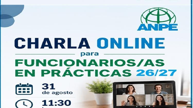 CHARLA INFORMATIVA TELEMÁTICA PARA FUNCIONARIOS EN PRÁCTICAS MAESTROS Curso 26/27. Abierta y Gratuita