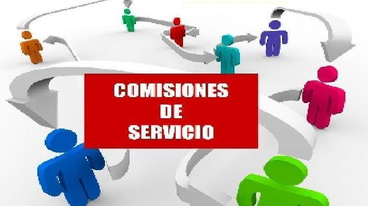 Comisiones de Servicio. Curso 2024/2025