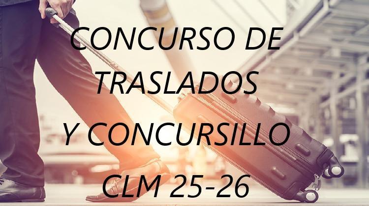 Acceso a solicitud Concurso de Traslados Regional y concursillo CLM 2025-2026. Maestros, EEMM e Inspección. Inicio:Viernes 7 Nov