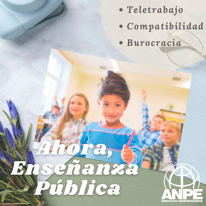 Ahora, enseñanza pública
